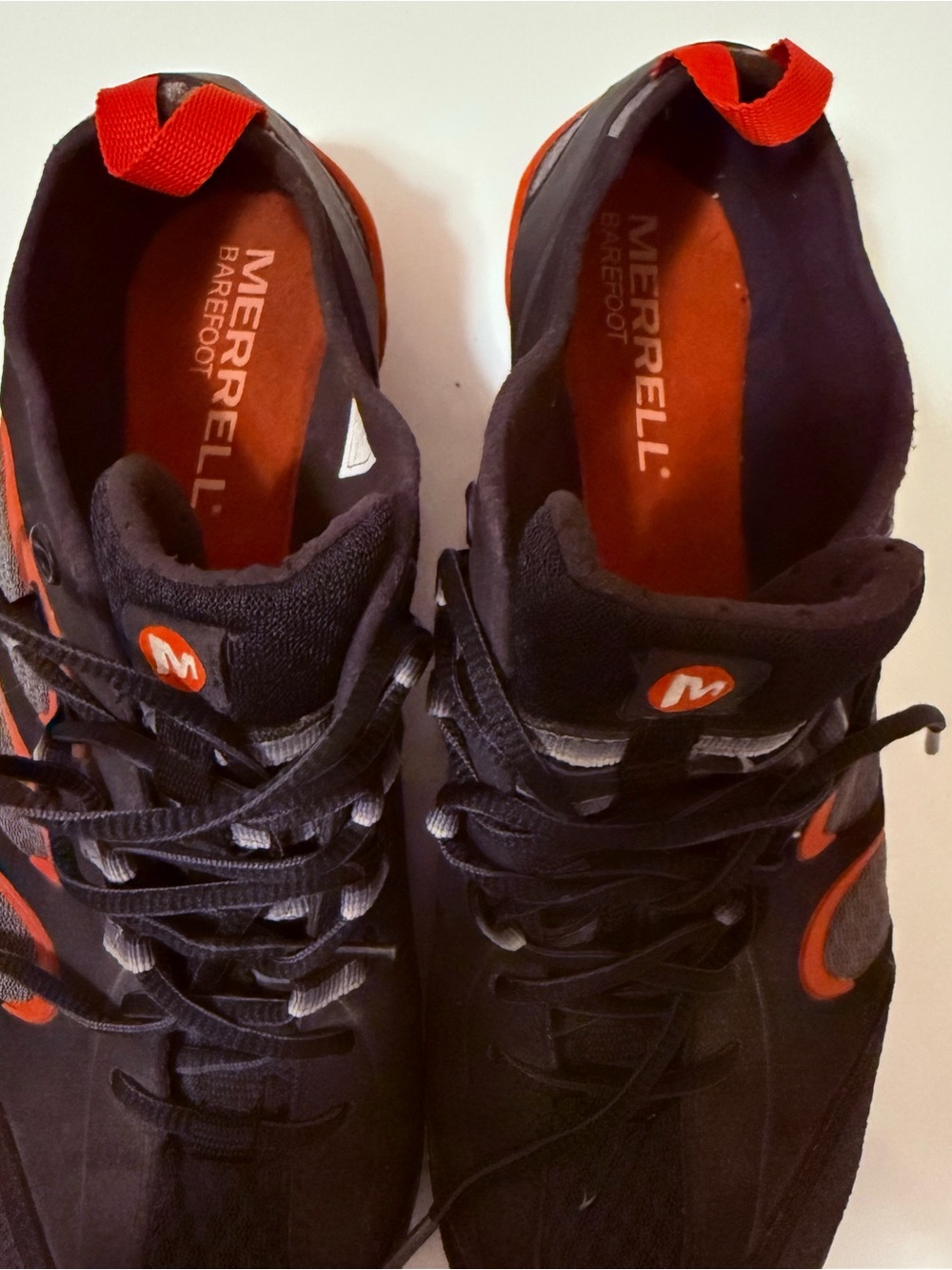Merrell  mens  true glove Black molten lava  #trail#running m8.5. Sneakers